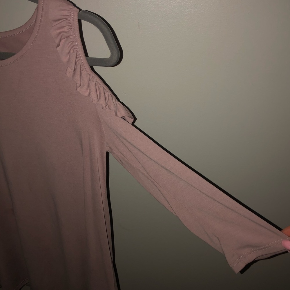 Pink long sleeve top